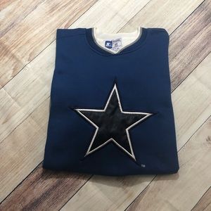Dallas Cowboys Vintage Starter Sweater Sweatshirt